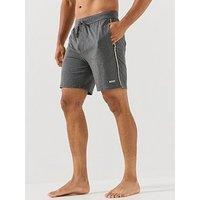 Boss Mens Stretch Drawstring Loungewear Shorts - Grey