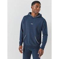 Hugo Mens Noah Soft Stretch Loungewear Hoodie - Navy