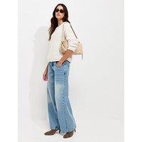 New Look Chunky Knit Crew Neck Jumper - White