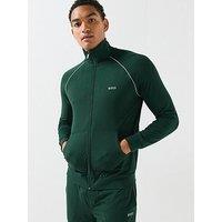 Boss Mix & Match Loungewear Track Top - Dark Green
