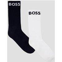 Boss 2 Pack Sports Crew Socks - Navy