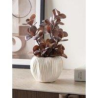 The Very Collection Purple Plant In Ceramic Pot