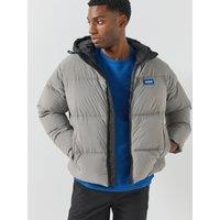 Hugo Blue Bodo2541 Relaxed Fit Puffer Jacket - Dark Grey
