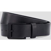 Hugo Mens Grover Matte Buckle Plain Belt - Black