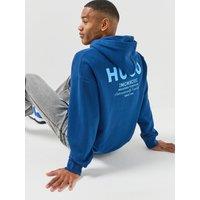 Hugo Blue Nazardo Loose Fit Hoodie - Navy