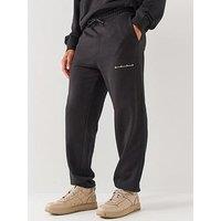 Hugo Datri Vintage Car Linear Logo Joggers - Black