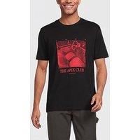 Hugo Dikems Car Interior Graphic Relaxed Fit T-Shirt - Black
