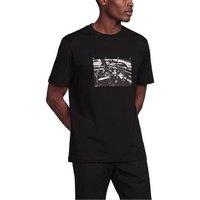 Hugo Dikems Car Interior Graphic Relaxed Fit T-Shirt - Black