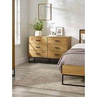 Julian Bowen Harlow 6 Drawer Wide Chest