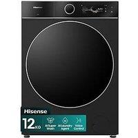 Hisense Kitchenfit 7I Series Wf7I1248Bbr Wifi-Enabled 12Kg, 1400 Spin Ai Washing Machine With Voice Control - Black - A Rated