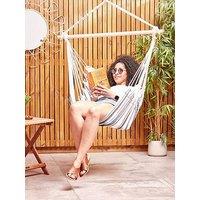Vonhaus Seville Hanging Chair - Navy Stripe