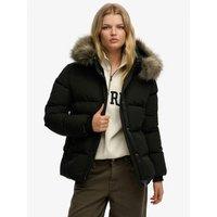 Superdry Womens Everest 5 Baffle Puffer Jacket - Black