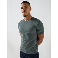 Boss Tales Tonal Logo Relaxed Fit T-Shirt - Green