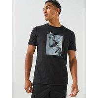 Boss Te_Being Bat Graphic Regular Fit T-Shirt - Black