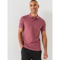 Boss Mens Passenger Slim Fit Stretch Polo Shirt - Red