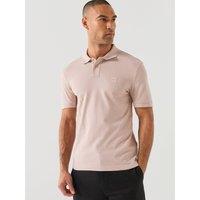 Boss Mens Passenger Stretch Cotton Polo Shirt - Red