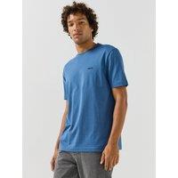 Boss Mens Regular Fit Cotton Stretch T-Shirt - Blue