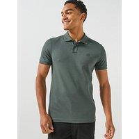 Boss Passenger Slim Fit Tonal Patch Logo Polo Shirt - Green