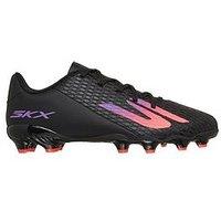Skechers Boys Skx_2 Firm Ground Lace-Up Football Boots - Black