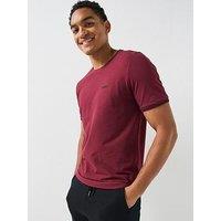 Boss Taul Regular Fit Stretch Pique T-Shirt - Purple