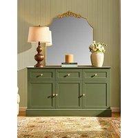 Dusk Ruby 3 Door Sideboard With Drawers - Olive
