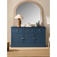 Dusk Ruby 3 Door Sideboard With Drawers - Teal