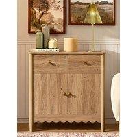 Dusk Betty 2 Door Sideboard With Drawers - Light Wood