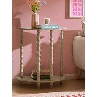 Dusk Bonnie Bobbin Console Table - Taupe