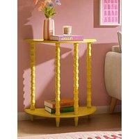 Dusk Bonnie Bobbin Console Table - Vibrant Yellow