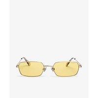 Superdry Metal Rectangle Sunglasses - Gold