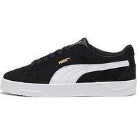 Puma Women'S Jada Suede Lace-Up Low-Profile Trainers - Black