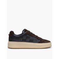 Cruyff Mens Derby Classic Suede Chunky Sole Trainers - Grey