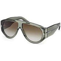 Tom Ford Bronson D Frame Acetate Sunglasses - Green