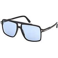 Tom Ford Kemp Acetate Navigator Sunglasses - Shiny Black