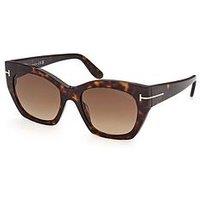 Tom Ford Joni Butterfly Frame Sunglasses - Brown
