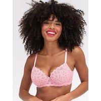 Boux Avenue Boux Avenue Eden Lace Balconette Bra - Rose Pink