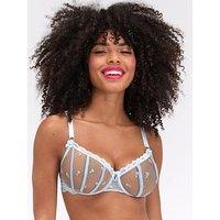 Boux Avenue Boux Avenue Delilah Emb Balconette Bra - Light Blue