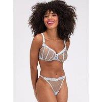 Boux Avenue Elilah Thong - Light Blue