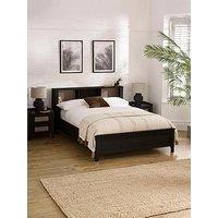 Julian Bowen Sydney & Bed Rattan Effect - Black Ash