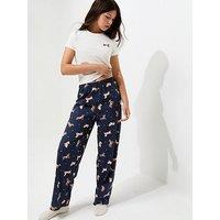 New Look 915 Girls Cotton-Rich Sausage Dog Short Sleeve Pyjama Set - Blue