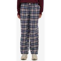 Superdry Cotton Check Elastic Trousers - Navy Check