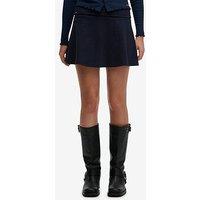 Superdry Athletic Essentials Fold Over Skirt - Eclipse Navy