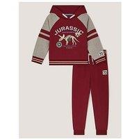 Monsoon Boys Jurassic Hoodie & Joggers Set - Red