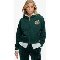 Superdry Country Club Zip Hoodie - Green