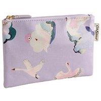 Cath Kidston Swan Print Zipped Purse - Purple