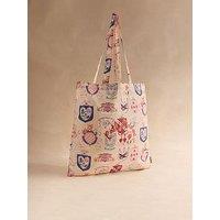 Cath Kidston Crest Of Joy Printed Book Bag - Cream