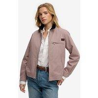 Superdry Cord Collar Ranch Jacket - Brown