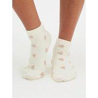 Boux Avenue Patterned Ankle Socks - White