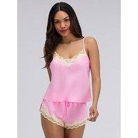 Boux Avenue Amelia Satin Cami Set - Pink Mix