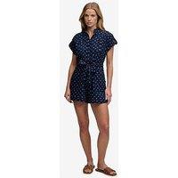 Superdry Belted Utility Playsuit - Navy